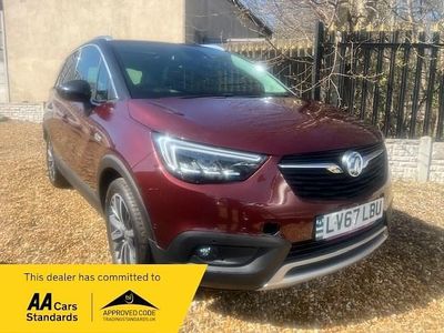 Used Vauxhall Crossland X Ultimate 110 HP (80 kW) 2017 Red SUV