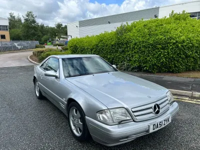 Used Mercedes SL320 224 HP (164 kW) 2001 Silver Cabriolet