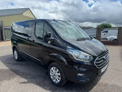 Used Ford Transit Custom Limited 130 HP (95 kW) 2018 Black Van