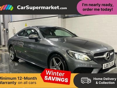 Grey Used 2017 Mercedes C220 AMG line Coupe | £13,997 (Fair price)