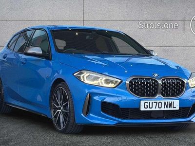 Used BMW M135 M Sport 302 HP (222 kW) 2020 Blue Hatchback