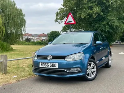 Used VW Polo Match 2017 Blue Hatchback