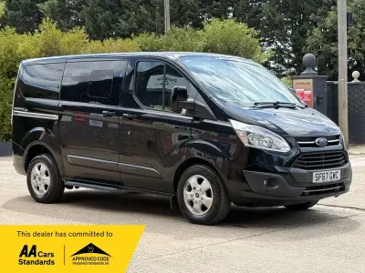 Used Ford Tourneo Custom Titanium 128 HP (94 kW) 2018 Black Van