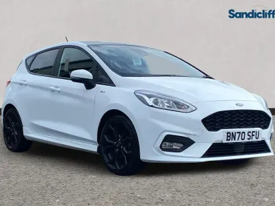 Used Ford Fiesta ST-Line 125 HP (91 kW) 2020 White Hatchback
