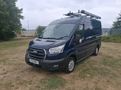 Used Ford Transit Trend 130 HP (95 kW) 2021 Blue Van
