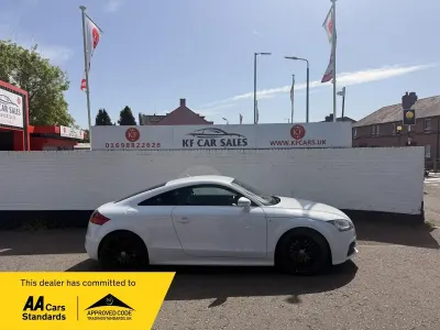 Used Audi TT Black Edition 184 HP (135 kW) 2014 White Coupe