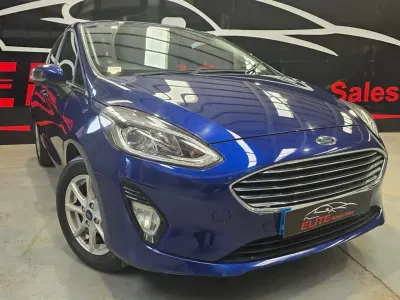 Used Ford Fiesta Zetec 85 HP (62 kW) 2018 Blue Hatchback
