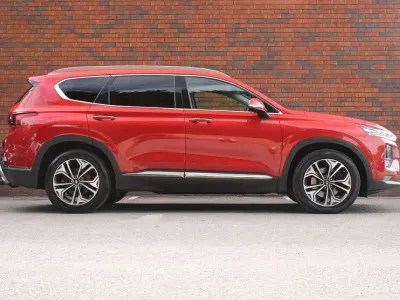 Used Hyundai Santa Fe Premium SE 2018 Orange SUV