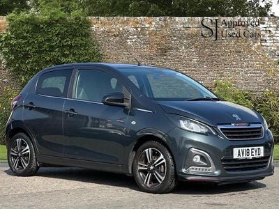Used Peugeot 108 GT-line 82 HP (60 kW) 2018 Grey Hatchback