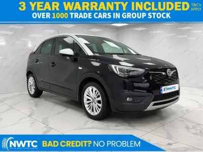 Used Vauxhall Crossland X Elite 83 HP (61 kW) 2019 Black SUV