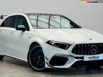 Used Mercedes A45 AMG AMG 421 HP (309 kW) 2020 White Hatchback