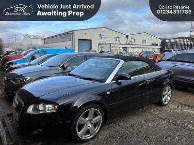 Used Audi A4 Cabriolet S-Line 2007 Black Cabriolet