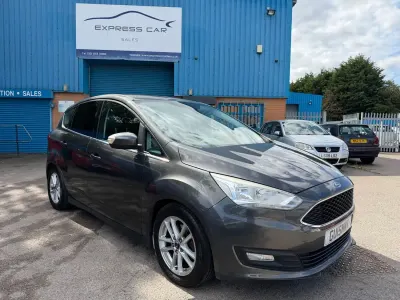 Used Ford C-MAX Zetec 125 HP (91 kW) 2015 Grey MPV