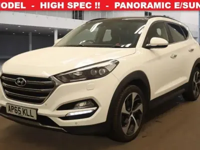 Used Hyundai Tucson Premium SE 185 HP (136 kW) 2016 White SUV