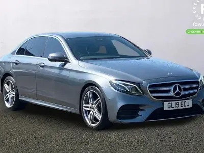 Used Mercedes E220 AMG line 194 HP (142 kW) 2019 Grey Sedan