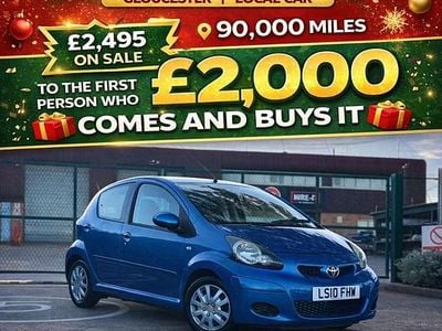 Blue Used 2010 Toyota Aygo Hatchback | £2,495 (Fair price)