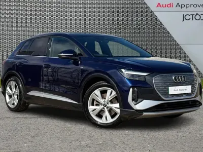 Used Audi Q4 e-tron S-Line 150 kW (204 HP) 2023 Blue SUV