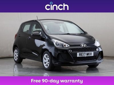 Black Used 2017 Hyundai i10 SE Hatchback | £9,999 (Fair price)