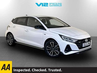 White Used 2023 Hyundai i20 N Line Hatchback | £14,895 (Fair price)
