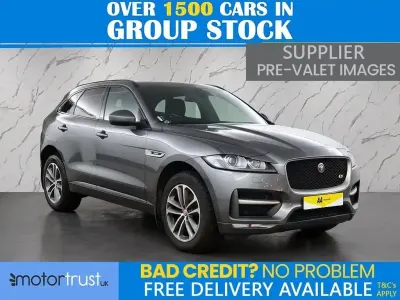 Usado Jaguar F-Pace R-Sport 240 HP (176 kW) 2018 Cinzento SUV