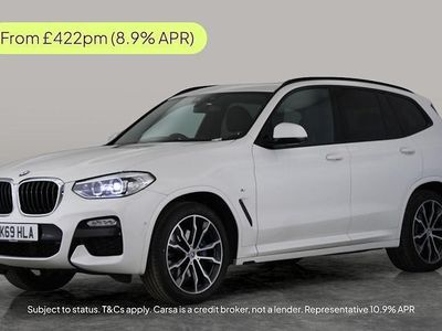 White Used 2019 BMW X3 M Sport SUV | £24,441 (Fair price)