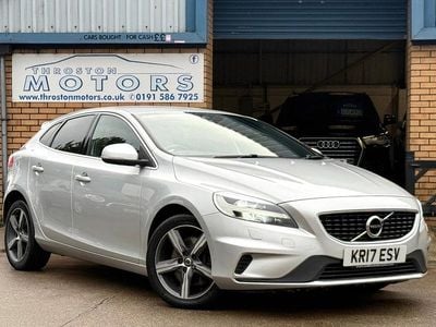 Silver Used 2017 Volvo V40 R-Design Hatchback | £9,195 (Fair price)