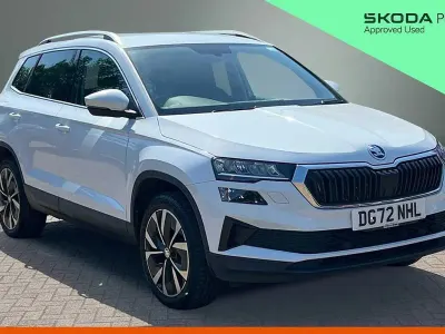 Used Skoda Karoq SE L 150 HP (110 kW) 2022 White SUV