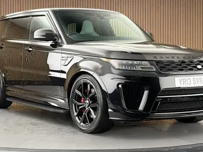 Used Land Rover Range Rover Sport SVR 575 HP (422 kW) 2021 Santorini black SUV