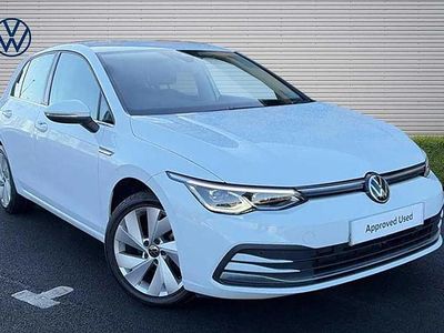 Used VW Golf VIII Style 147 HP (108 kW) 2020 White Hatchback