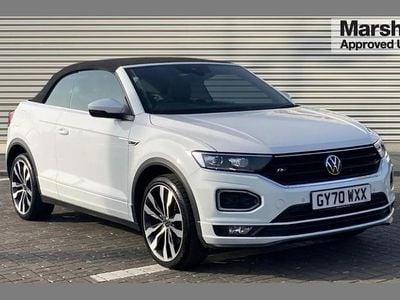Used VW T-Roc Cabriolet R-line 150 HP (110 kW) 2020 White Cabriolet