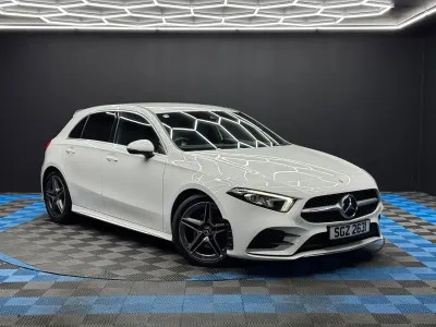 Used Mercedes A180 AMG line 2020 White Hatchback