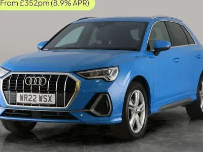 Used Audi Q3 S-Line 150 HP (110 kW) 2022 Blue SUV