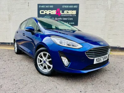Used Ford Fiesta Zetec 85 HP (62 kW) 2018 Blue Hatchback