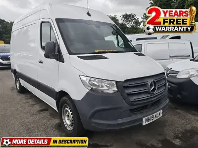 Used Mercedes Sprinter 163 HP (119 kW) 2019 White Van