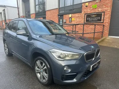 Usado BMW X1 Sport Line 2017 Gris SUV