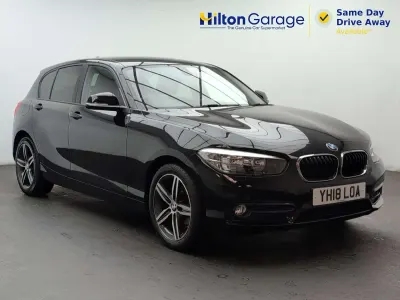 Used BMW 118 Sport Line 134 HP (98 kW) 2018 Black Hatchback