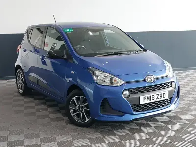 Used Hyundai i10 GO! 66 HP (48 kW) 2018 Blue Hatchback