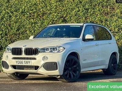 White Used 2016 BMW X5 M Sport SUV | £21,490 (Fair price)