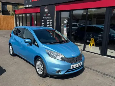 Used Nissan Note Acenta Premium 80 HP (58 kW) 2015 Blue Hatchback