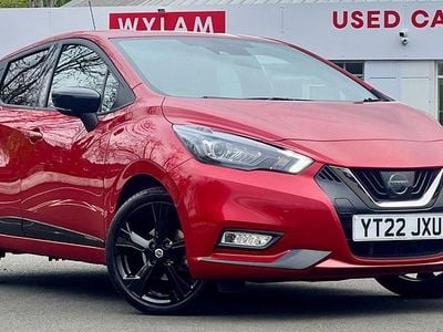 Begagnad Nissan Micra S 92 HK (67 kW) 2022 Röd Halvkombi