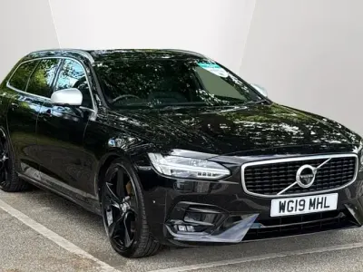 Used Volvo V90 R-Design Pro 235 HP (172 kW) 2019 Black Estate