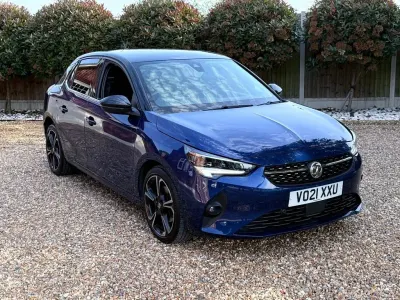 Used Vauxhall Corsa Elite 100 HP (73 kW) 2021 Blue Hatchback