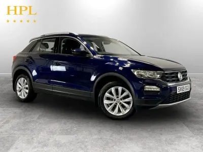 Usado VW T-Roc SE 150 HP (110 kW) 2019 Azul SUV