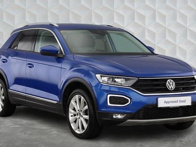 Used VW T-Roc SEL 150 HP (110 kW) 2021 Blue SUV
