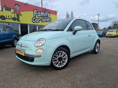 Used Fiat 500 Lounge 69 HP (50 kW) 2015 Green Hatchback