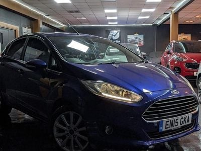 Used Ford Fiesta Titanium 2015 Blue Hatchback
