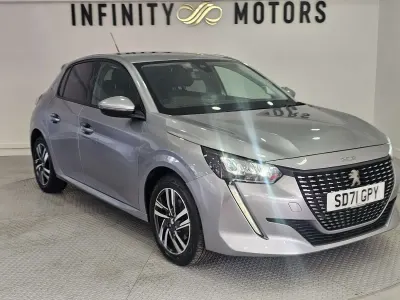 Used Peugeot 208 Allure 100 HP (73 kW) 2021 Grey Hatchback