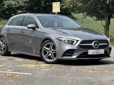Used Mercedes A200 AMG line 163 HP (119 kW) 2019 Grey Hatchback