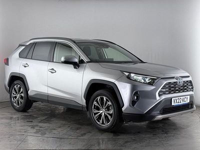 Silver Used 2022 Toyota RAV4 Hybrid Design SUV | £22,500 (Good price)