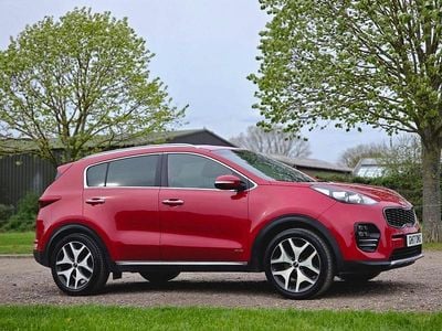 Used Kia Sportage GT-Line 177 HP (130 kW) 2017 Red SUV